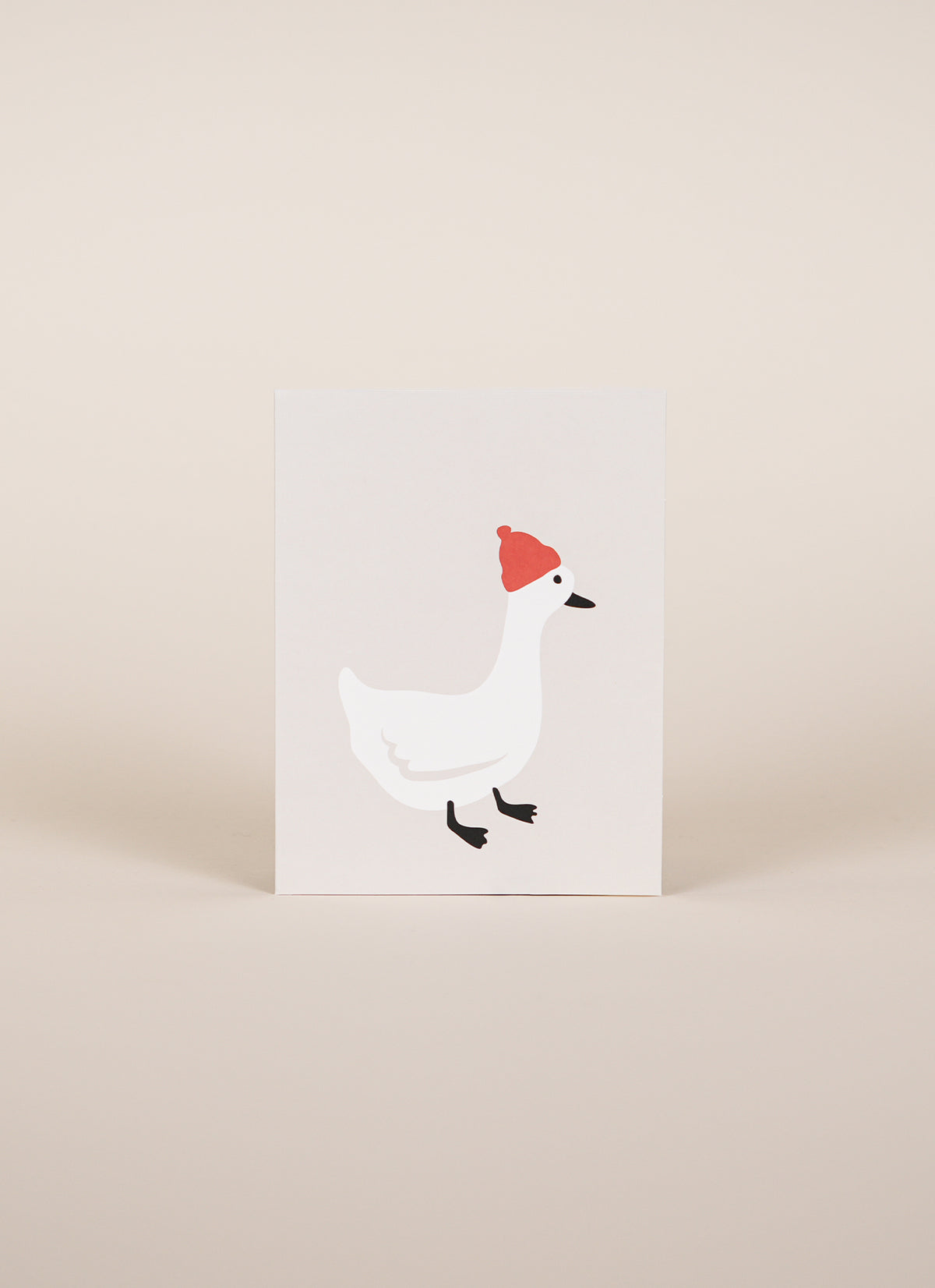 Father Rabbit Red Father Rabbit Duck with Red Hat Card – Te Uru