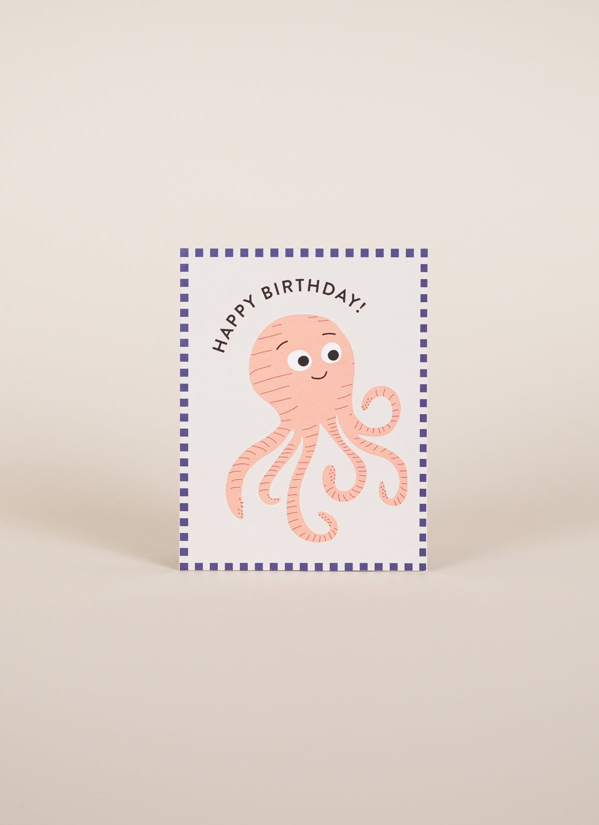 Father Rabbit Happy Octopus Card