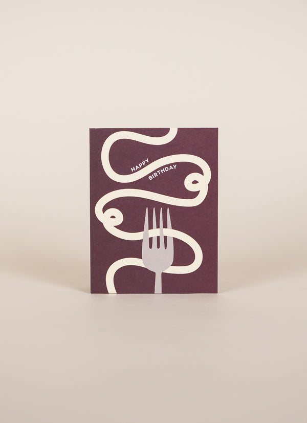 Lettuce Birthday Spaghetti Card