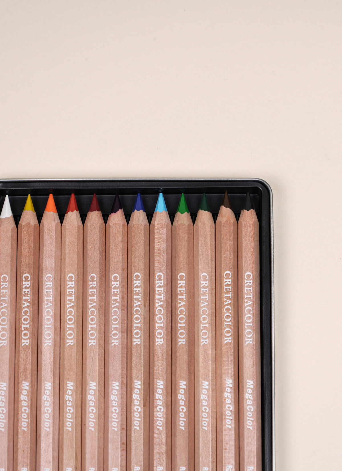 Cretacolor Megacolor Pencils Tin Box of 12