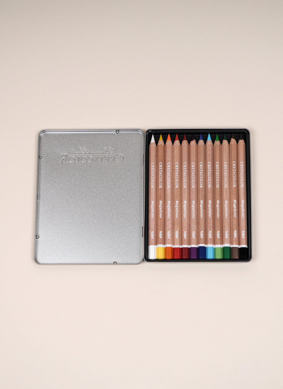 Cretacolor Megacolor Pencils Tin Box of 12