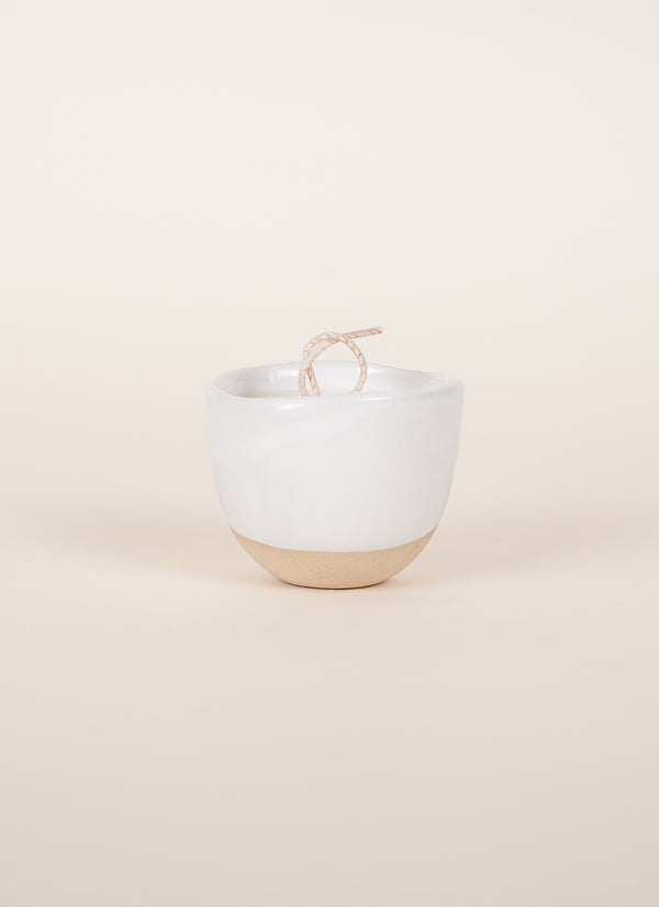 Light + Vessel White Tea Yunomi Candle