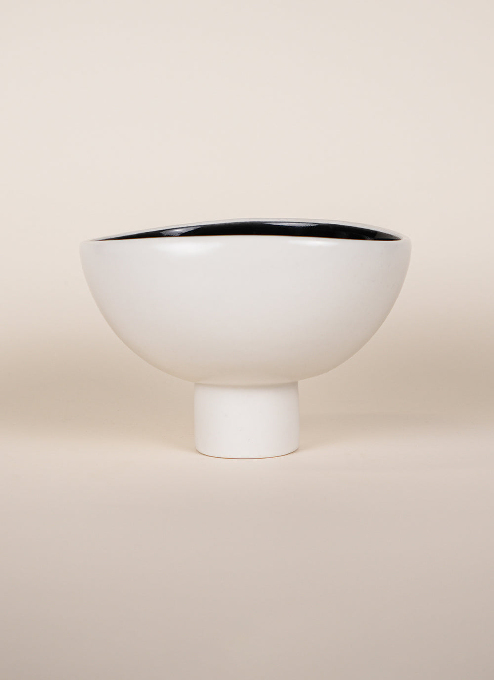 Susannah Bridges Large Black and White Bowl