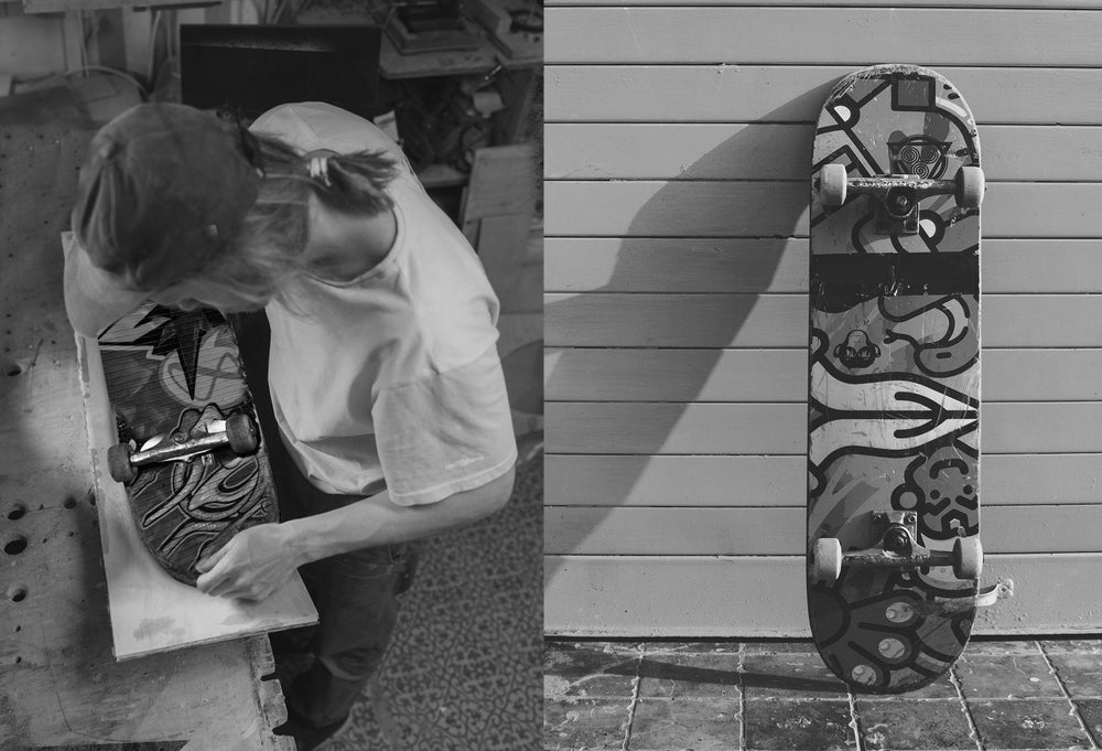 Skateboard Deck Design Workshop with Marisca Britz - Workshop 1