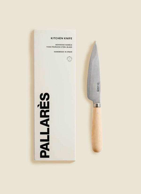 Pallarès Boxwood Kitchen Knife 11cm - Stainless Steel