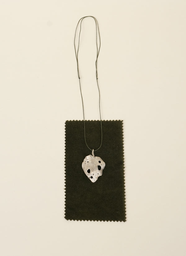 Tūī Diprose Silver Kawakawa Necklace
