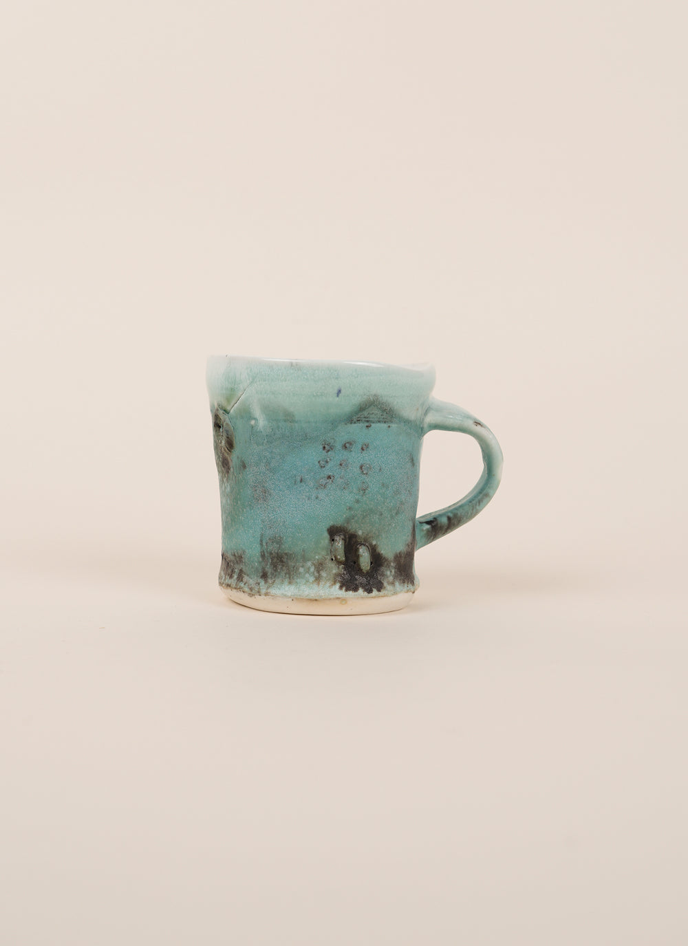 Brendan Adams Green and White Mug