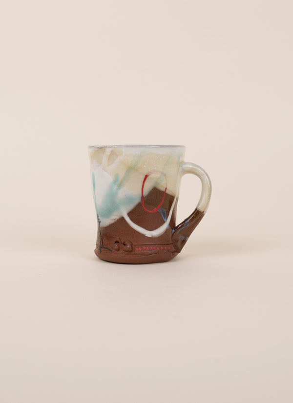 Brendan Adams Splashed Glaze Mugs