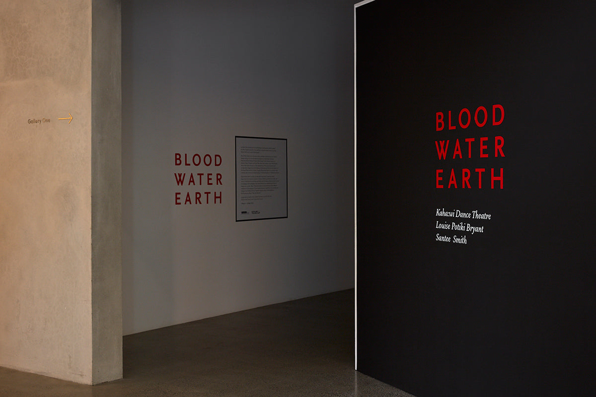 Blood Water Earth exhibition photo