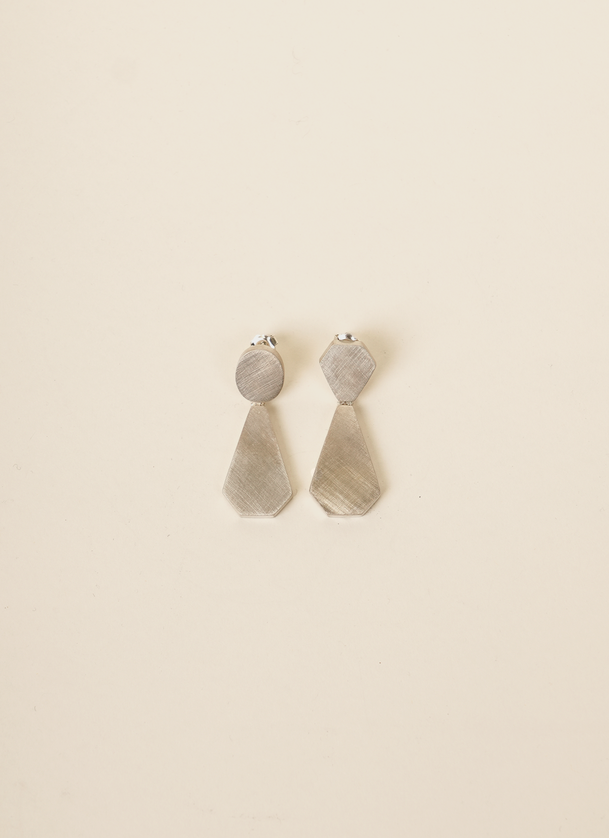 Julia Marin Double Asymmetric Block Earrings