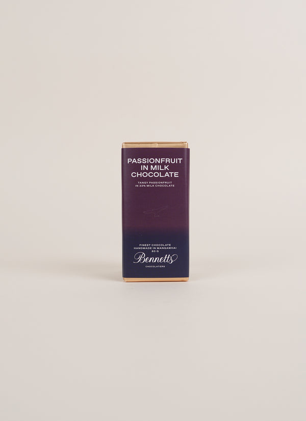 Bennetts Passionfruit Milk Chocolate