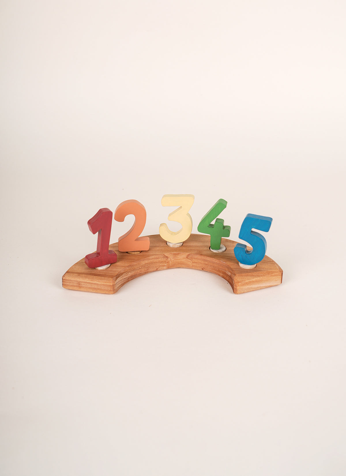 Poppy and Sage Wooden Numbers Celebration Ring Ornaments