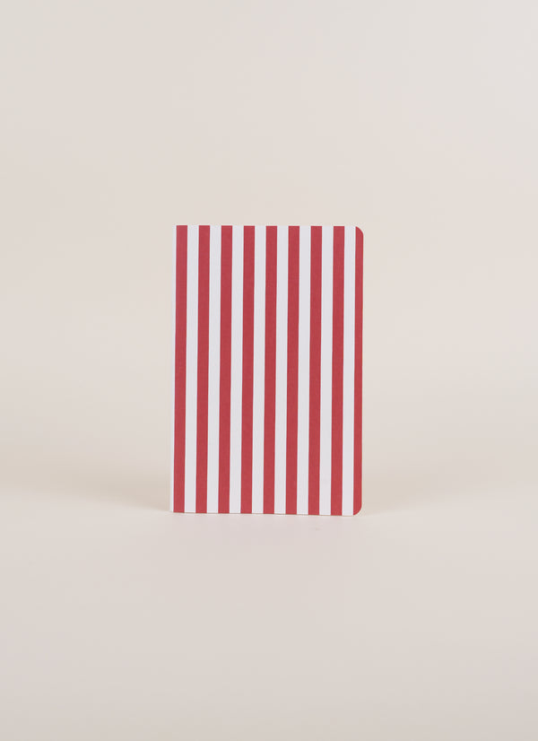 Father Rabbit Nautical Red Stripe Notebook